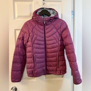 Paradox Size Small Rose wine colour light down jacket